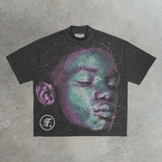 Starry Sky Rock Festival Casual Street T-Shirt