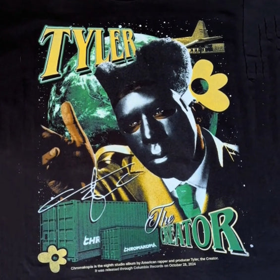 Hip-Hop Rap Creator Casual Street Heavy Print T-Shirt
