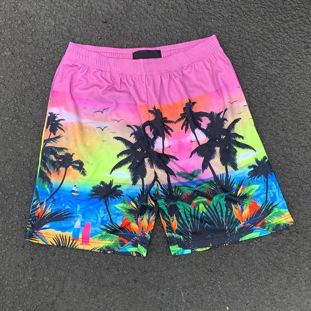 Hawaiian Vacation Coconut Shorts