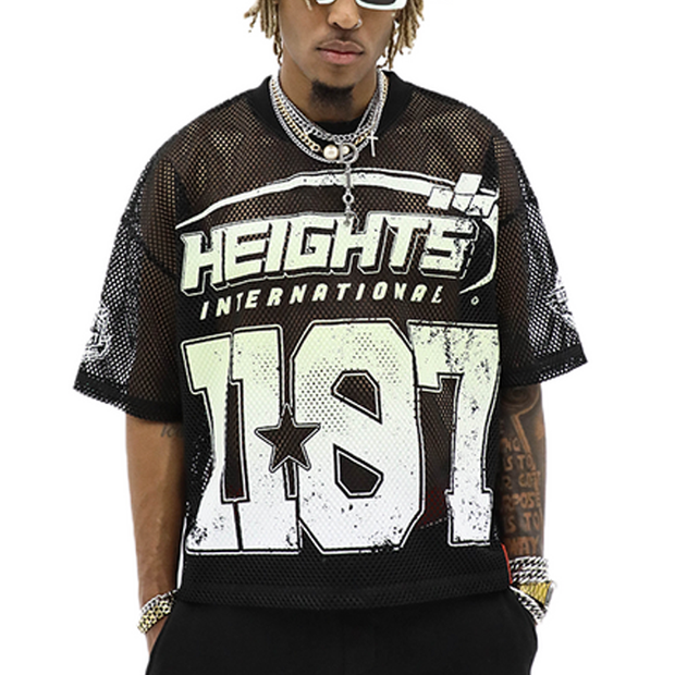 Casual Retro Street Mesh Jersey