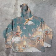 Angel Bond Pattern Tapestry Street Hoodie