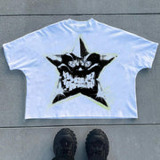 Evil Hell Lucky Star Casual Street T-shirt