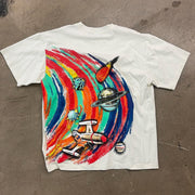 Shattered Hearts Print Short Sleeve T-Shirt