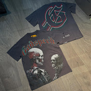 Personalized skull short-sleeved T-shirt