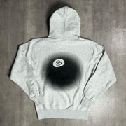Billiards No.8 Print Long Sleeve Hoodies