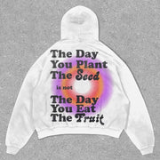 Stylish personalized letter print hoodie