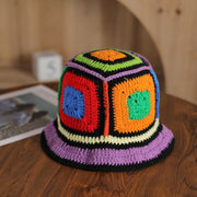 Square Hand-woven Knitted Hat
