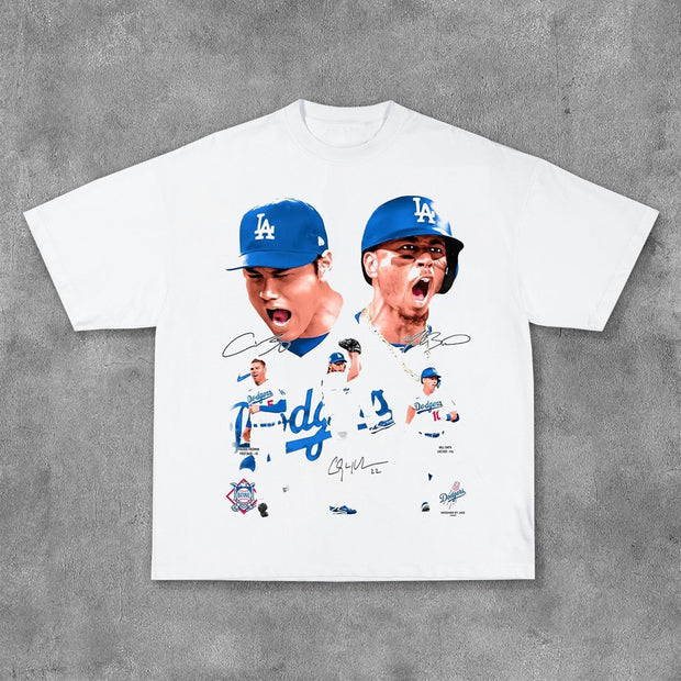 Champion Team Print Short Sleeve T-Shirt