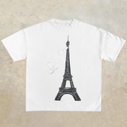 Vintage Casual Art Print Short Sleeve T-Shirt