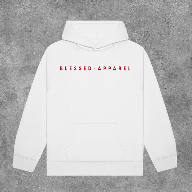 God Is Good Stay Prayed Up Print Long Sleeve Hoodies