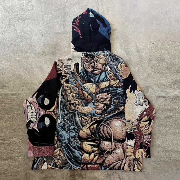 Vintage Statement Tapestry Hoodie