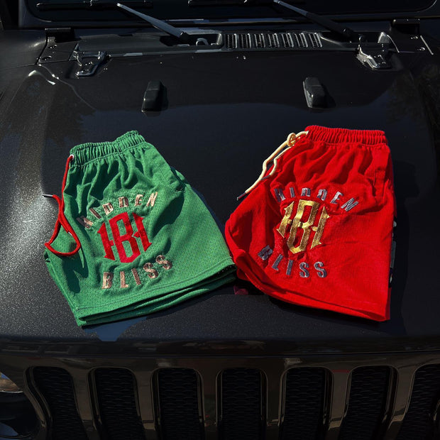 Butterfly Vintage Mesh Shorts