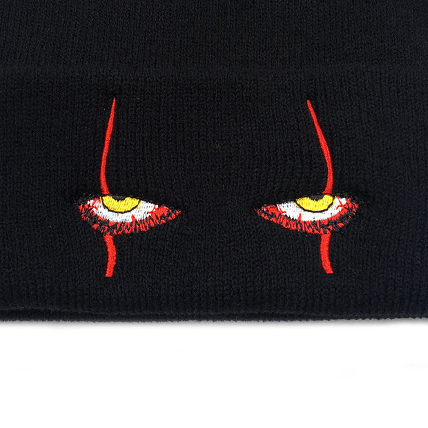 Eye knitted hat warm pullover hip hop hat beanie