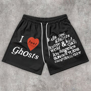 Retro Fashion Street Hip Hop Sports Shorts