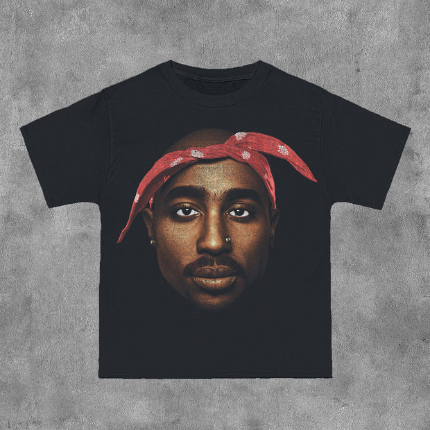 Basic Print Short Sleeve T-Shirt