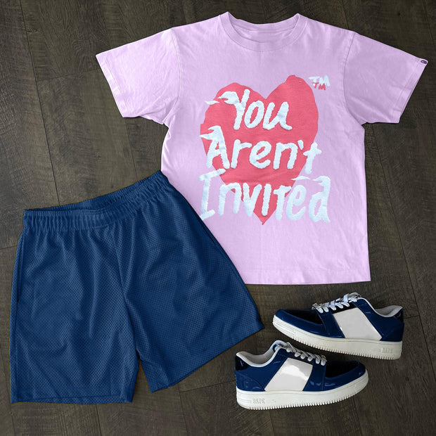 Stylish Preppy Letter Print T-Shirt Shorts Set