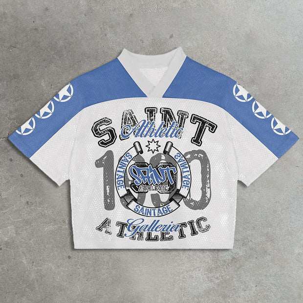 Saints Casual Academy Paneled Mesh Jersey