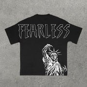 Fearless Print Short Sleeve T-Shirt
