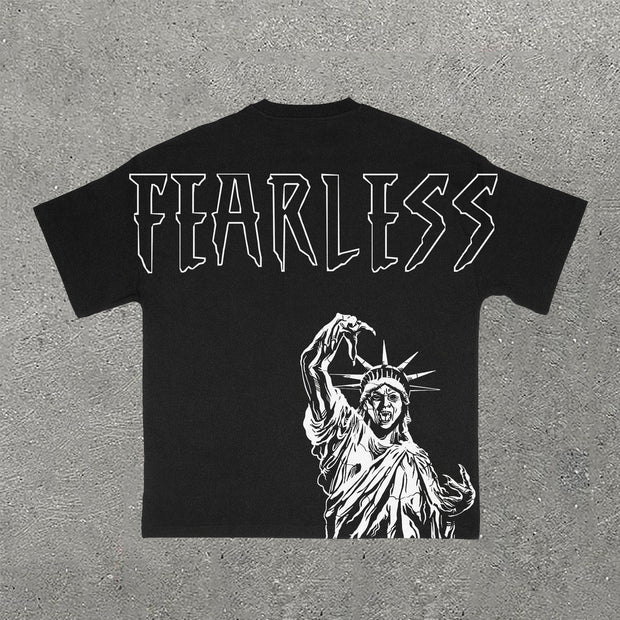 Fearless Print Short Sleeve T-Shirt