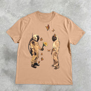 Confession Astronaut Butterfly Casual Short Sleeve T-Shirt