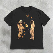 Confession Astronaut Butterfly Casual Short Sleeve T-Shirt