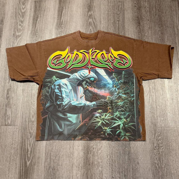 Godspeed It's Legalized Print Short Sleeve T-Shirt