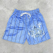 Fashion Casual Striped Cross Shorts