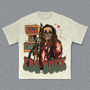 Skull Print Short Sleeve T-Shirt