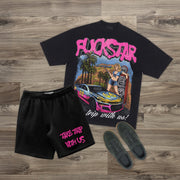 Race Girl Casual Two-Piece Suit