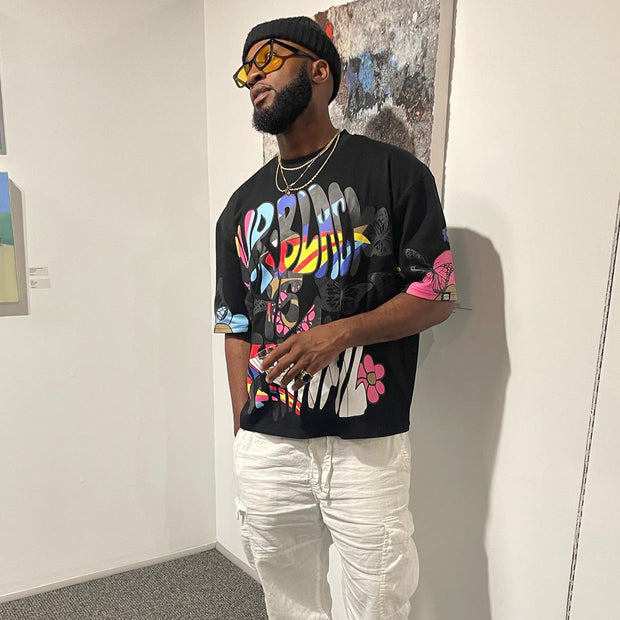 Our black is beautiful printed T-shirt