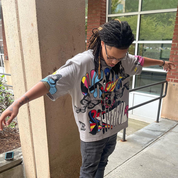 Our black is beautiful printed T-shirt