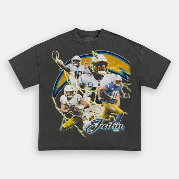 Retro hip-hop fashion brand printed short-sleeved T-shirt