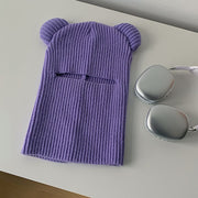 Bear Ears Funny Pullover Knit Hat