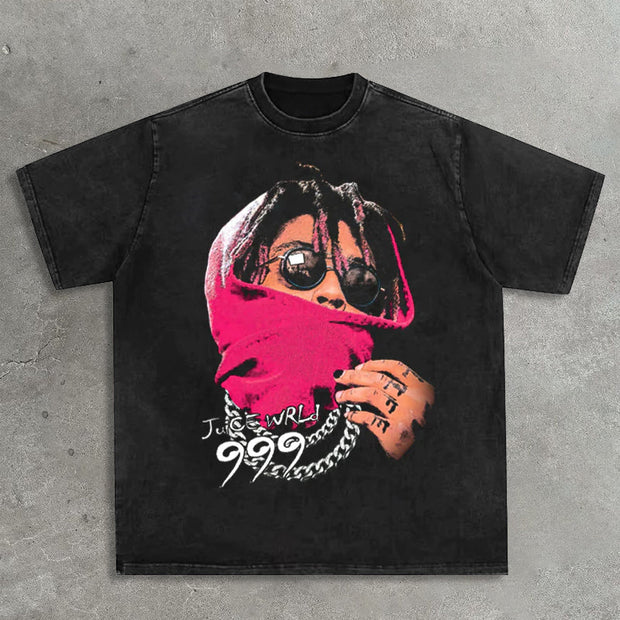 Masked printed T-shirt