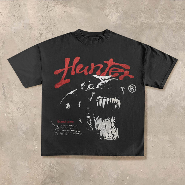 Personalized street style printed T-shirt