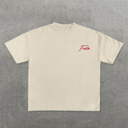 Casual Faith Letters Print Short Sleeve T-Shirt