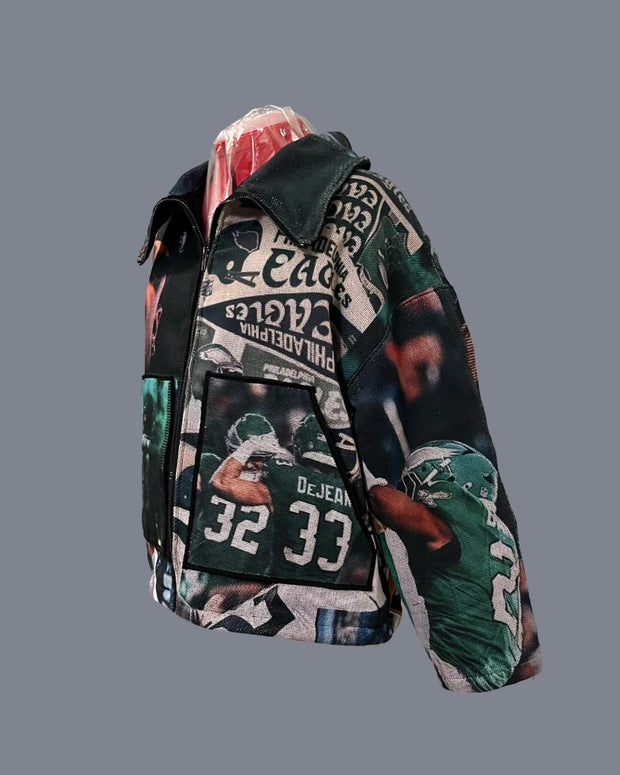 Eagles tapestry lapel jacket