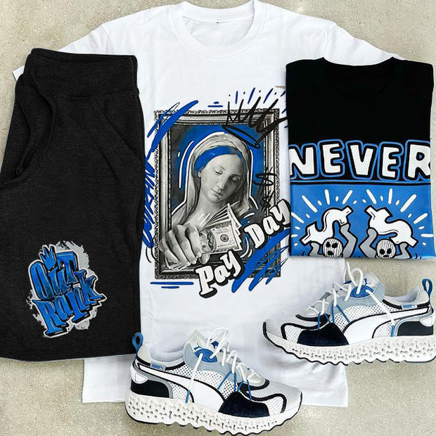 Casual Fashion Loose Crew Neck T-Shirt Sports Suit