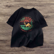 Street style printed short-sleeved T-shirt