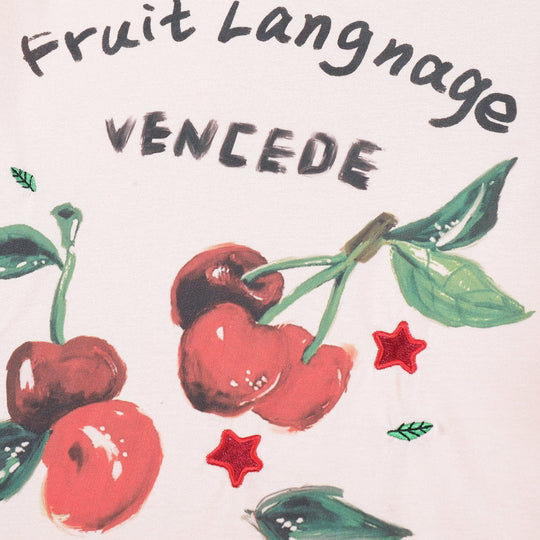 Pure Cotton Cherry Graphic Tee