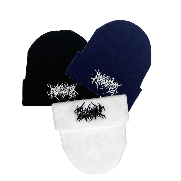 Embroidered Autumn Warm Knitted Ski Beanie Hat