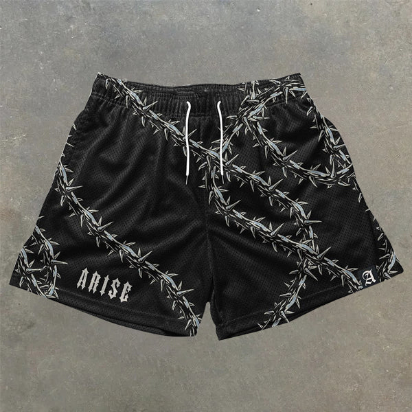 Casual thorn stretch shorts