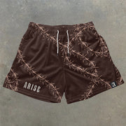 Casual thorn stretch shorts