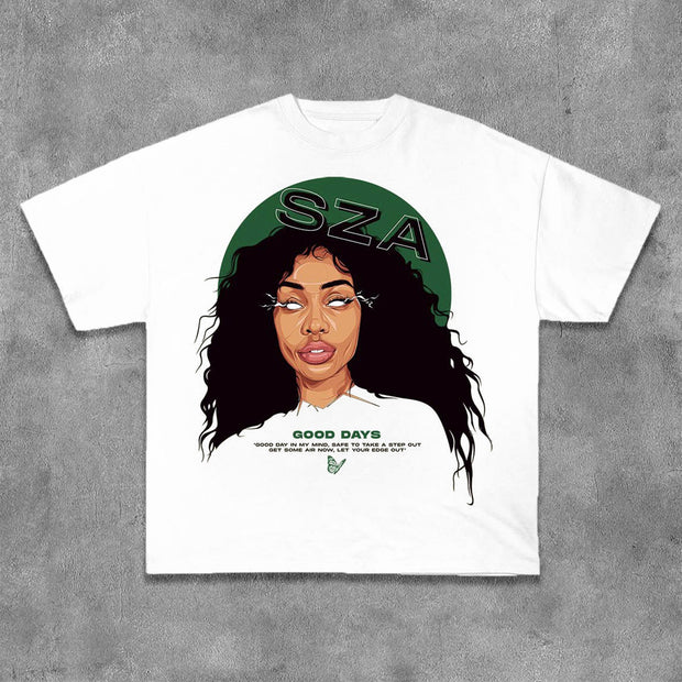 Good Days Print Short Sleeve T-Shirt