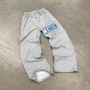 Personalized digital print casual trousers