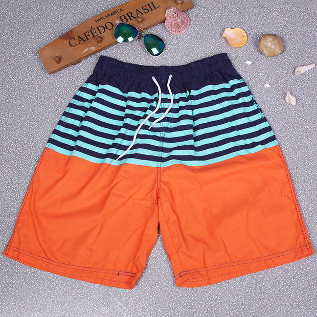 Casual sports shorts beach pants men's quick-drying five-point pants