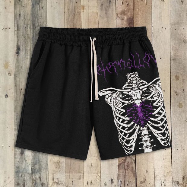 Street Fashion Skull Shorts