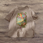 Retro street short-sleeved loose T-shirt