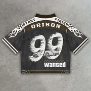 Racing casual mesh jersey