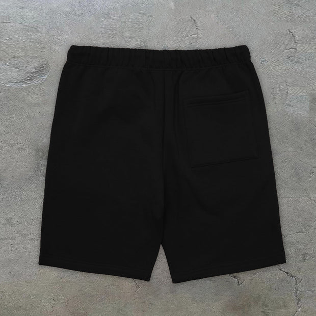 Spoof skulls are retro street shorts